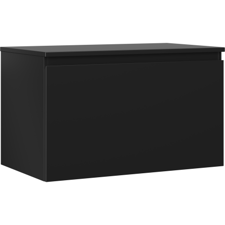 Mexen Orio dulap de baie sub chiuvetă 80 cm cu blat, 1 sertar, negru mat - 91A10-08047-1-BFC71