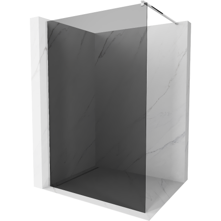 Mexen Kioto zuhanyfal Walk-in 100 x 200 cm, grafit 8 mm, króm - 800-100-101-01-40