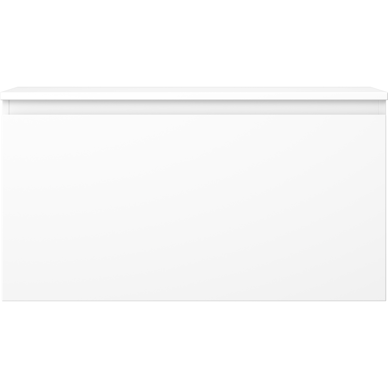 Mexen Orio fürdőszobai szekrény mosdó alá 90 cm munkalappal, 1 fiók, fehér matt - 91A10-09047-1-BFC01