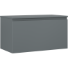 Mexen Orio fürdőszobai mosdó alatti szekrény 90 cm munkalappal, 1 fiók, matt grafit - 91A10-09047-1-BFC66