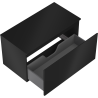 Dulap baie Mexen Orio sub chiuvetă 90 cm cu blat, 1 sertar, negru mat - 91A10-09047-1-BFC71
