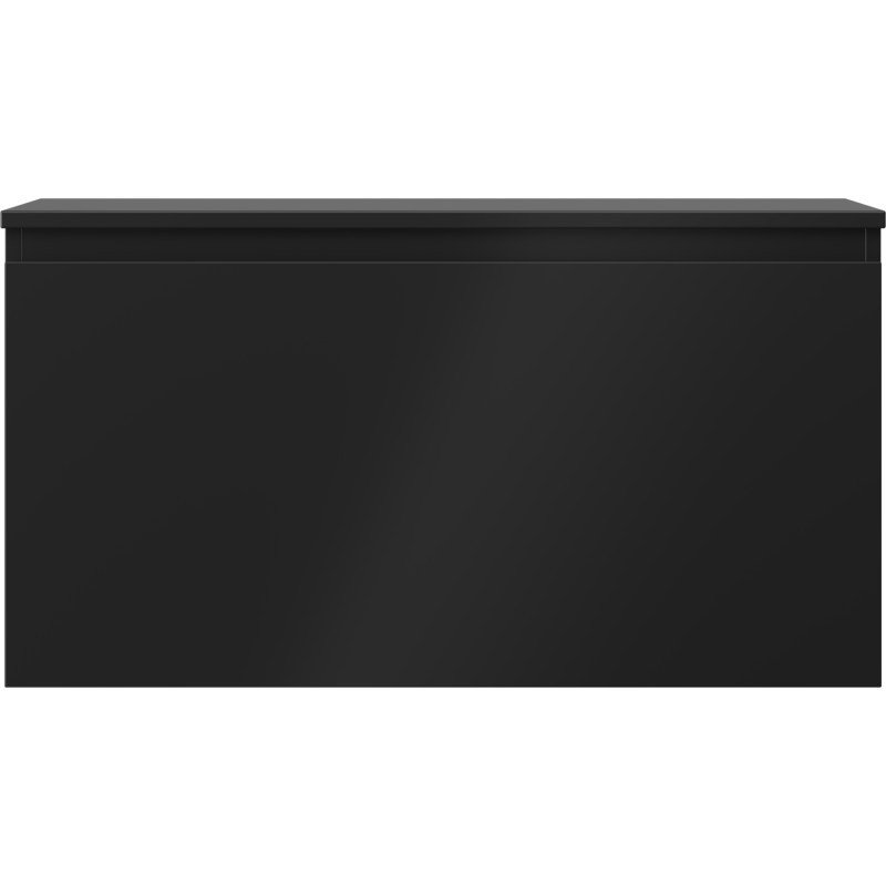 Mexen Orio dulap baie pentru lavoar 90 cm cu blat, 1 sertar, negru mat - 91A10-09047-1-BFC71