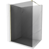 Mexen Kioto zuhanyfal Walk-in 80 x 200 cm, grafit 8 mm, arany - 800-080-101-50-40