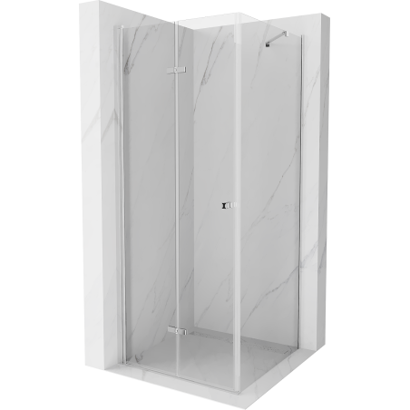Mexen Lima cabină de duș pliabilă 80 x 80 cm, transparent, Crom - 856-080-080-01-00