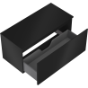 Mexen Orio dulap baie pentru lavoar 100 cm cu blat, 1 sertar, negru mat - 91A10-10047-1-BFC71