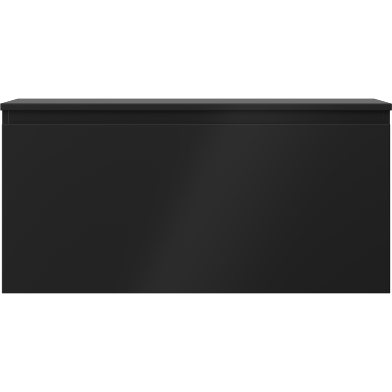 Mexen Orio dulap baie sub chiuvetă 100 cm cu blat, 1 sertar, negru mat - 91A10-10047-1-BFC71
