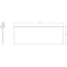 Dulap de baie Mexen Orio de 120 cm cu blat, 1 sertar, gri mat - 91A10-12047-1-BFC62