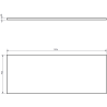 Dulap de baie Mexen Orio de 120 cm cu blat, 1 sertar, gri mat - 91A10-12047-1-BFC62
