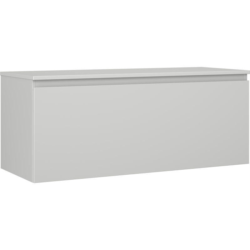 Dulap de baie Mexen Orio de 120 cm cu blat, 1 sertar, gri mat - 91A10-12047-1-BFC62