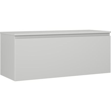 Dulap de baie Mexen Orio de 120 cm cu blat, 1 sertar, gri mat - 91A10-12047-1-BFC62