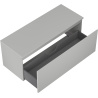 Dulap de baie Mexen Orio de 120 cm cu blat, 1 sertar, gri mat - 91A10-12047-1-BFC62