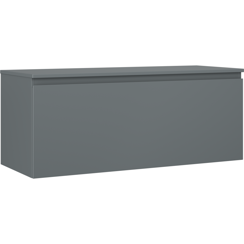 Mexen Orio dulap baie pentru chiuvetă 120 cm cu blat, 1 sertar, grafit mat - 91A10-12047-1-BFC66