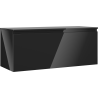 Mexen Orio dulap pentru baie sub lavoar de 120 cm cu blat, 1 sertar, negru lucios - 91A10-12047-1-BFC70