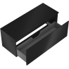 Mexen Orio dulap de baie sub lavoar 120 cm cu blat, 1 sertar, negru mat - 91A10-12047-1-BFC71