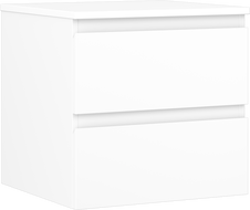 Mexen Orio dulap de baie sub chiuvetă 50 cm cu blat, 2 sertare, alb mat - 91A10-05047-2-BFFC01