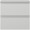 Mexen Orio dulap baie sub chiuvetă 50 cm cu blat, 2 sertare, gri mat - 91A10-05047-2-BFFC62
