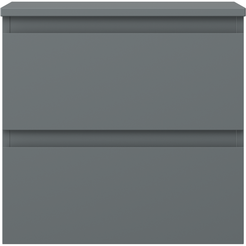 Mexen Orio dulap baie sub chiuvetă 50 cm cu blat, 2 sertare, grafit mat - 91A10-05047-2-BFFC66