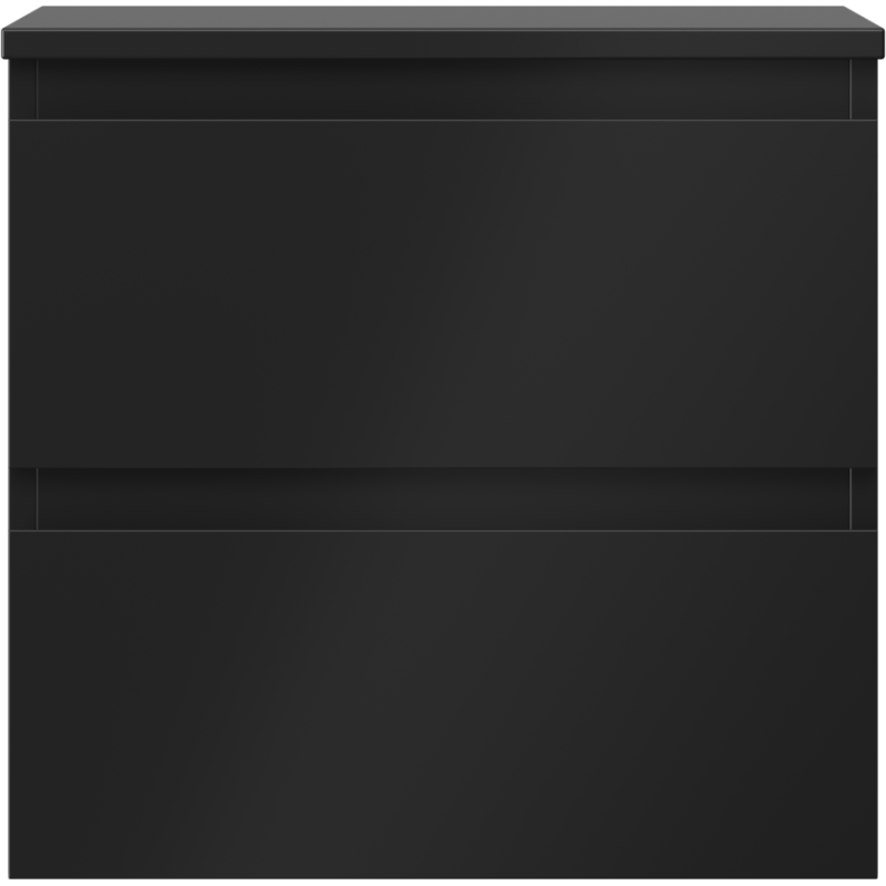 Mexen Orio dulap de baie sub lavoar 50 cm cu blat, 2 sertare, negru mat - 91A10-05047-2-BFFC71
