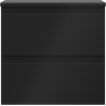 Mexen Orio fürdőszobai szekrény mosdótálca alá 50 cm munkalappal, 2 fiókos, fekete matt - 91A10-05047-2-BFFC71