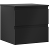 Mexen Orio dulap de baie sub lavoar 50 cm cu blat, 2 sertare, negru mat - 91A10-05047-2-BFFC71