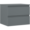 Mexen Orio dulap baie cu blat 60 cm cu 2 sertare, grafit mat - 91A10-06047-2-BFFC66