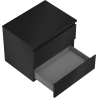 Mexen Orio dulap baie sub chiuvetă 60 cm cu blat, 2 sertare, negru mat - 91A10-06047-2-BFFC71