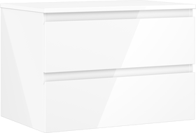 Mexen Orio dulap baie sub chiuvetă 70 cm cu blat, 2 sertare, alb lucios - 91A10-07047-2-BFFC00