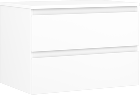 Mexen Orio dulap baie pentru lavoar 70 cm cu blat, 2 sertare, alb mat - 91A10-07047-2-BFFC01