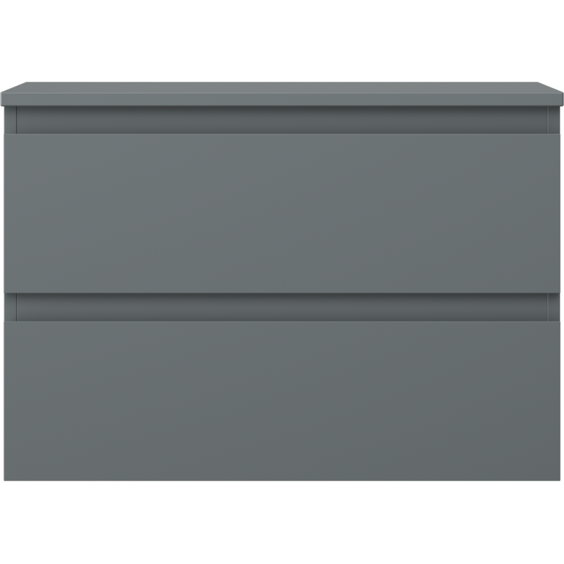 Mexen Orio dulap baie pentru lavoar 70 cm cu blat, 2 sertare, grafit mat - 91A10-07047-2-BFFC66