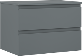 Mexen Orio dulap baie sub chiuvetă 70 cm cu blat, 2 sertare, grafit mat - 91A10-07047-2-BFFC66