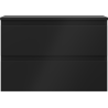 Mexen Orio dulap de baie sub lavoar 70 cm cu blat, 2 sertare, negru mat - 91A10-07047-2-BFFC71