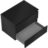 Mexen Orio dulap de baie sub lavoar 70 cm cu blat, 2 sertare, negru mat - 91A10-07047-2-BFFC71