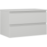 Mexen Orio dulap baie sub chiuvetă 80 cm cu blat, 2 sertare, gri mat - 91A10-08047-2-BFFC62