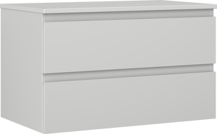 Mexen Orio dulap de baie sub lavoar 80 cm cu blat, 2 sertare, gri mat - 91A10-08047-2-BFFC62