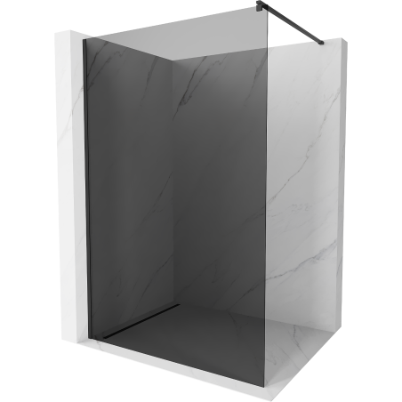 Mexen Kioto Walk-in zuhanyfal 90 x 200 cm, grafit 8 mm, fekete - 800-090-101-70-40
