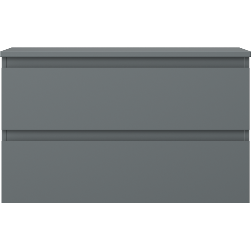 Mexen Orio mosdószekrény 80 cm-es mosdópulttal, 2 fiók, grafit matt - 91A10-08047-2-BFFC66