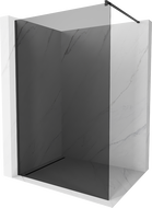 Mexen Kioto Walk-in zuhanyfal 100 x 200 cm, grafit 8 mm, fekete - 800-100-101-70-40