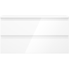 Mexen Orio dulap baie sub chiuvetă 90 cm cu blat, 2 sertare, alb lucios - 91A10-09047-2-BFFC00