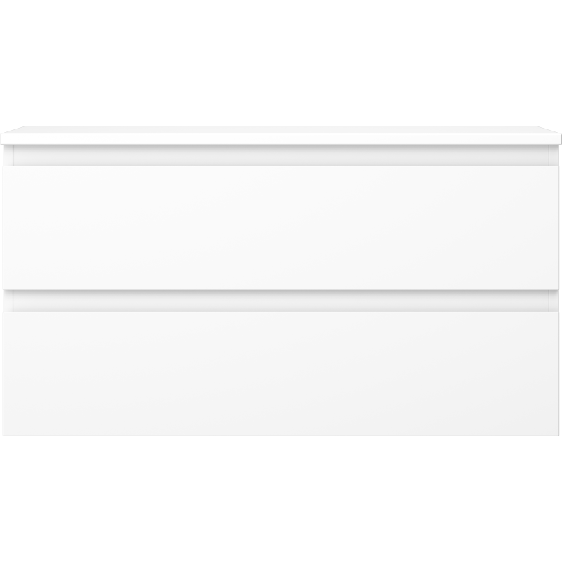 Mexen Orio dulap pentru baie sub chiuvetă 90 cm cu blat, 2 sertare, alb mat - 91A10-09047-2-BFFC01