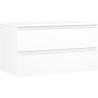 Mexen Orio dulap pentru baie sub chiuvetă 90 cm cu blat, 2 sertare, alb mat - 91A10-09047-2-BFFC01