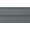 Mexen Orio dulap baie sub chiuvetă de 90 cm cu blat, 2 sertare, grafit mat - 91A10-09047-2-BFFC66