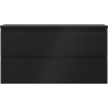 Mexen Orio dulap baie sub lavoar 90 cm cu blat, 2 sertare, negru mat - 91A10-09047-2-BFFC71