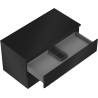 Mexen Orio dulap baie sub lavoar 90 cm cu blat, 2 sertare, negru mat - 91A10-09047-2-BFFC71