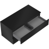 Mexen Orio dulap baie sub chiuvetă 100 cm cu blat, 2 sertare, negru mat - 91A10-10047-2-BFFC71