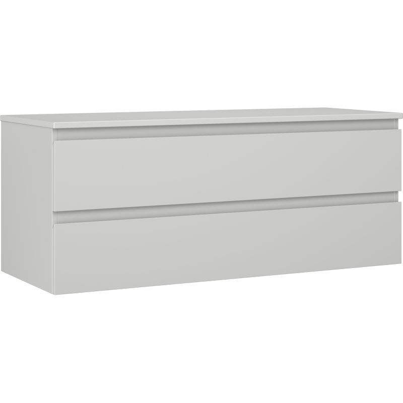 Mexen Orio dulap baie sub chiuvetă 120 cm cu blat, 2 sertare, gri mat - 91A10-12047-2-BFFC62