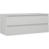 Mexen Orio dulap baie sub chiuvetă 120 cm cu blat, 2 sertare, gri mat - 91A10-12047-2-BFFC62