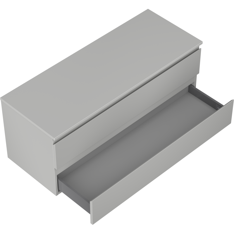 Mexen Orio dulap baie pentru chiuvetă 120 cm cu blat, 2 sertare, gri mat - 91A10-12047-2-BFFC62