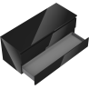 Mexen Orio dulap baie de 120 cm cu blat, 2 sertare, negru lucios - 91A10-12047-2-BFFC70