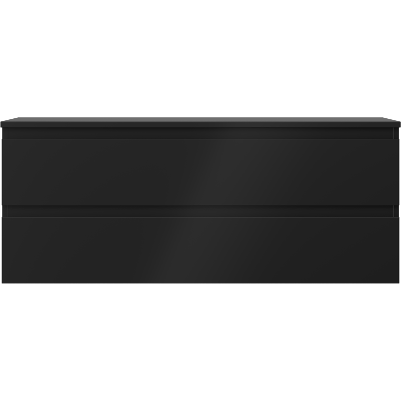 Mexen Orio dulap de baie pentru lavoar 120 cm cu blat, 2 sertare, negru mat - 91A10-12047-2-BFFC71