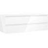 Mexen Orio dulap de baie sub chiuvetă 140 cm cu blat, 2 sertare, alb lucios - 91A10-14047-2-BFFC00